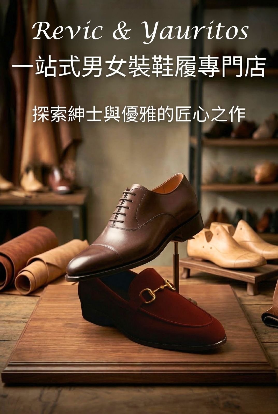 Revic 男士頂級手工皮鞋與商務休閒鞋履系列 - Revic