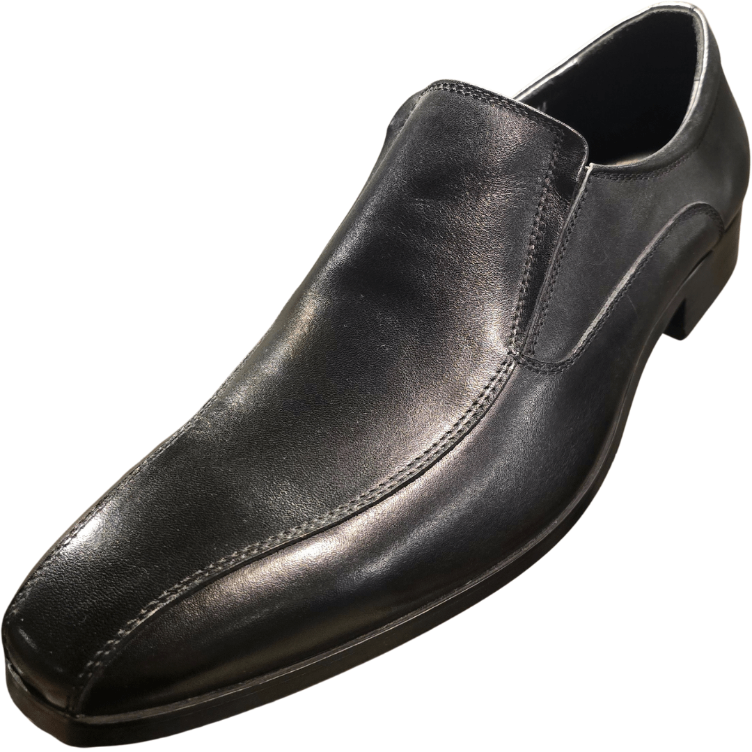 Revic 男裝皮鞋 | CH - 02｜黑色無帶便鞋 - Revic - Revic Main image