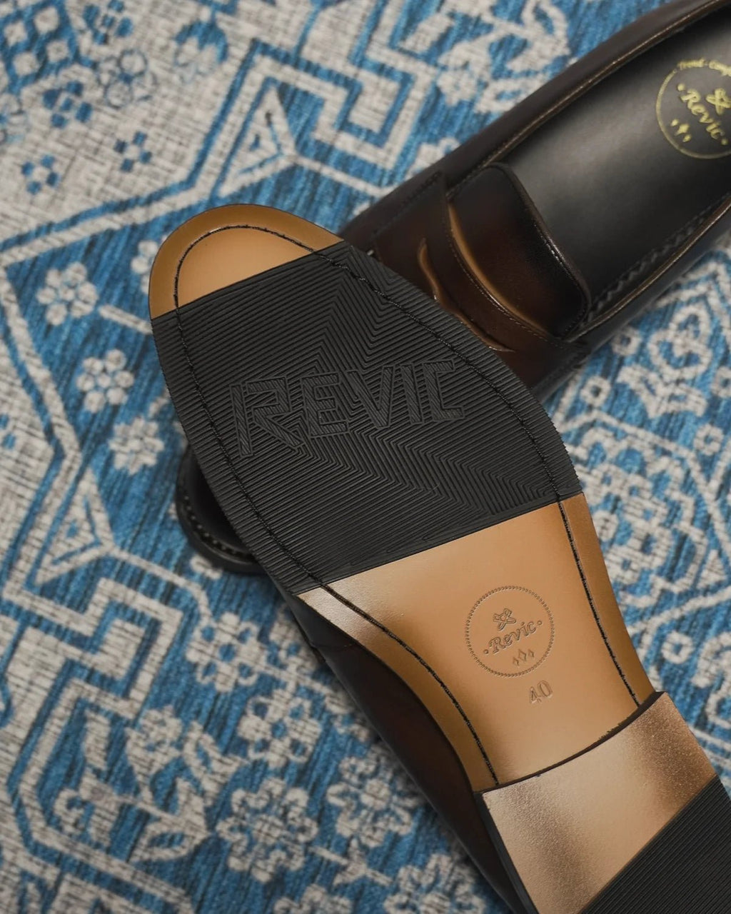 Revic 男裝休閒皮鞋 | CH-07｜牛皮樂福皮鞋 - Revic-Revic