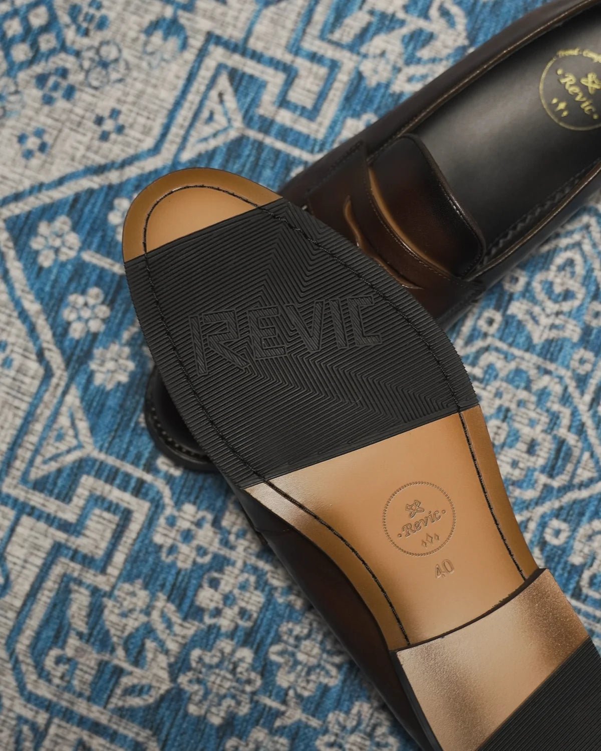 Revic 男裝休閒皮鞋 | CH-07｜牛皮樂福皮鞋 - Revic-Revic