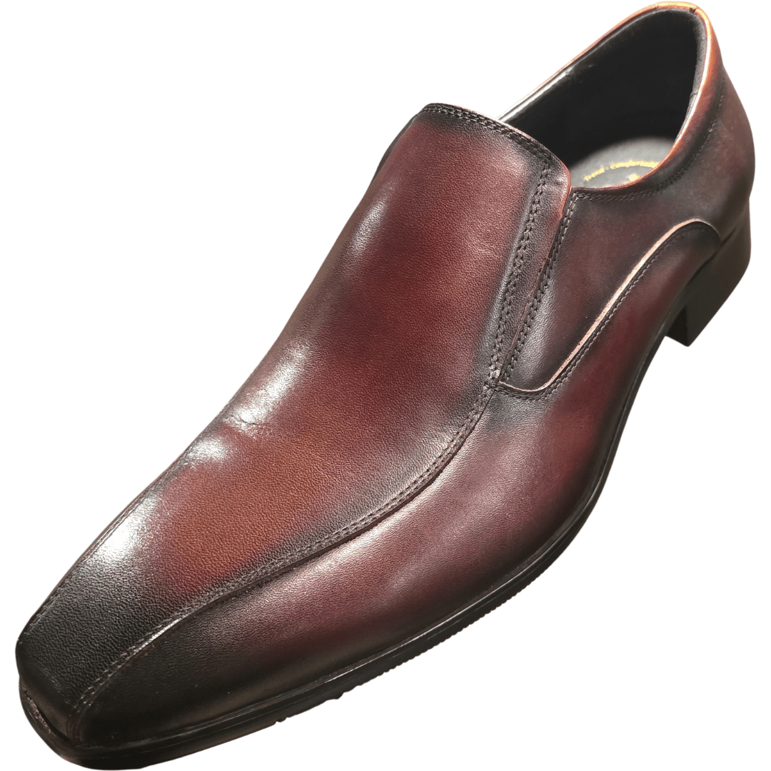 Revic 男裝皮鞋 | CH - 15｜啡色無帶便鞋 - Revic - Revic Main image