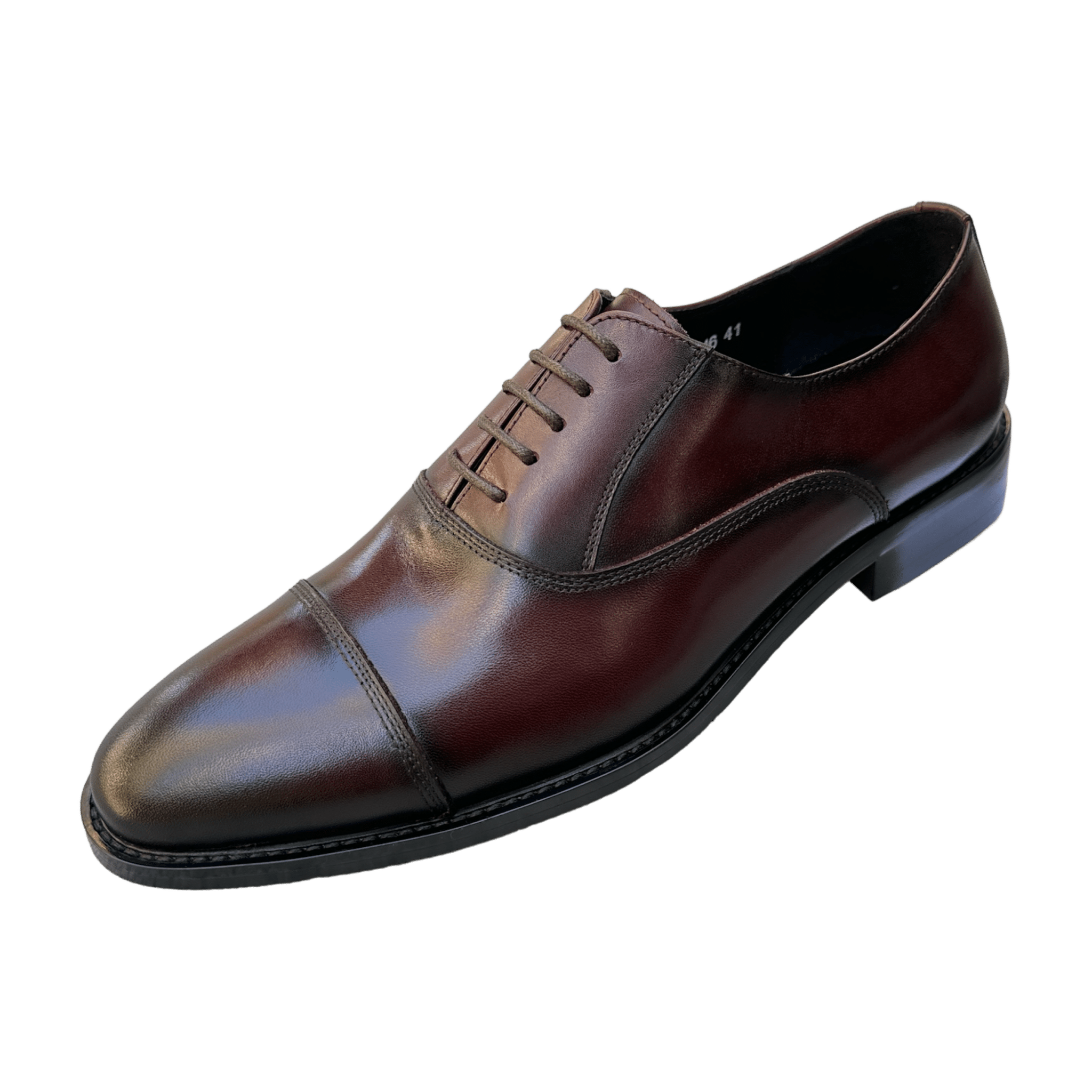 Revic 男裝皮鞋 ｜CH-16｜深啡色橫式牛津皮鞋 副圖