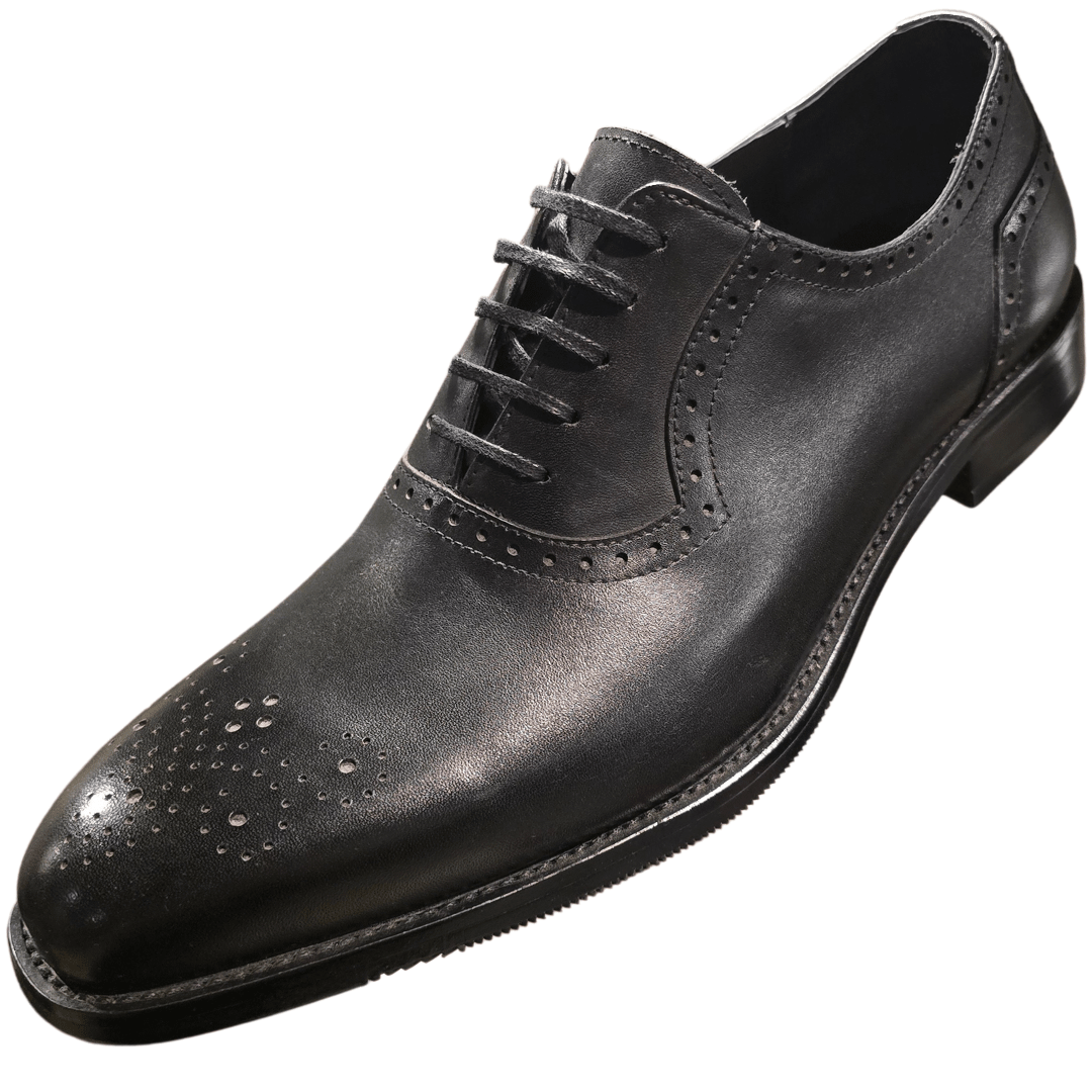 Revic 男裝皮鞋 ｜CH - 17BK｜黑色雕花牛津皮鞋 - Revic - Revic 主圖