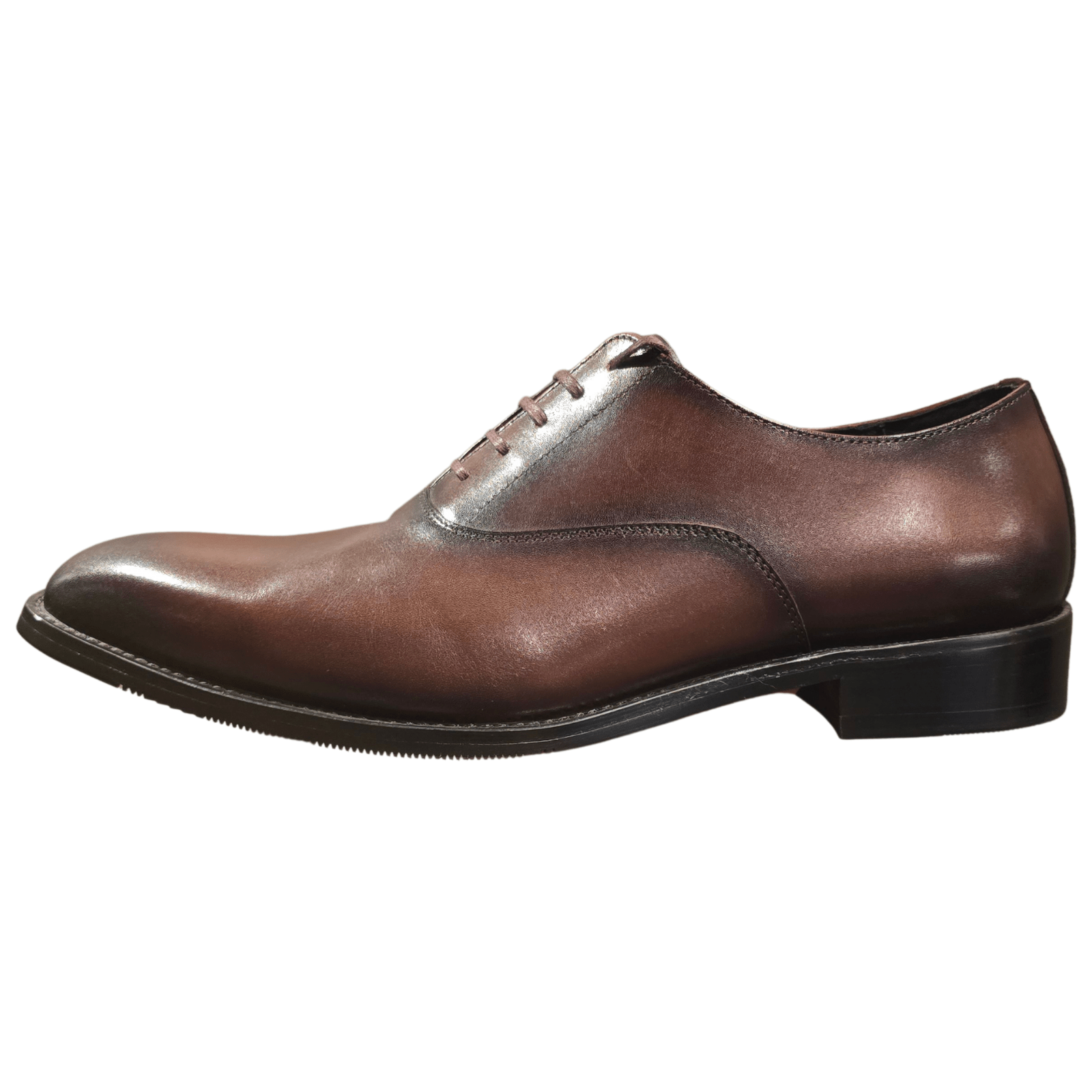 Revic 男裝皮鞋｜CH-25BR｜啡色素面牛津皮鞋 副圖