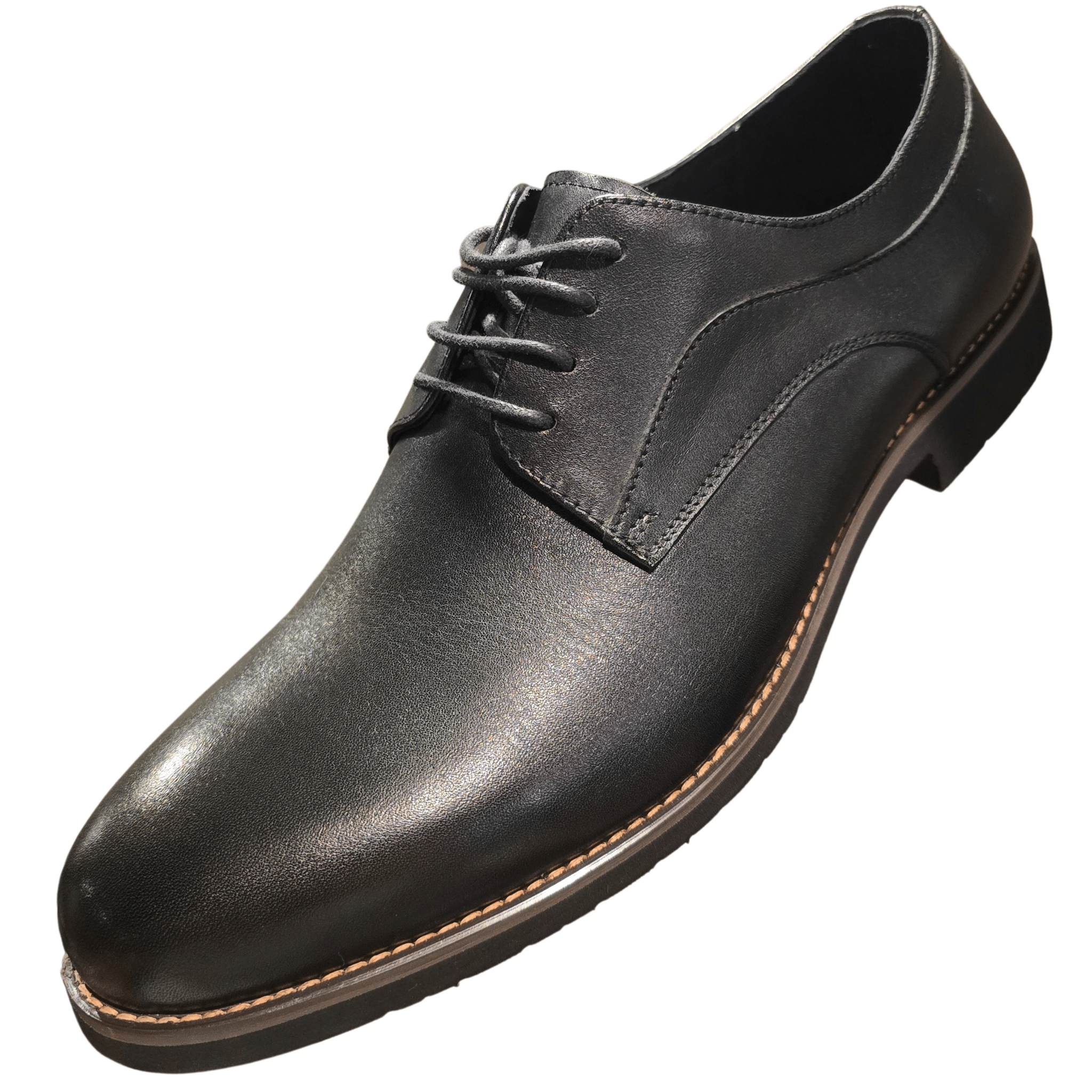 Revic 男裝皮鞋 | CH - 27 | 黑色素面德比皮鞋 - Revic - Revic Main image