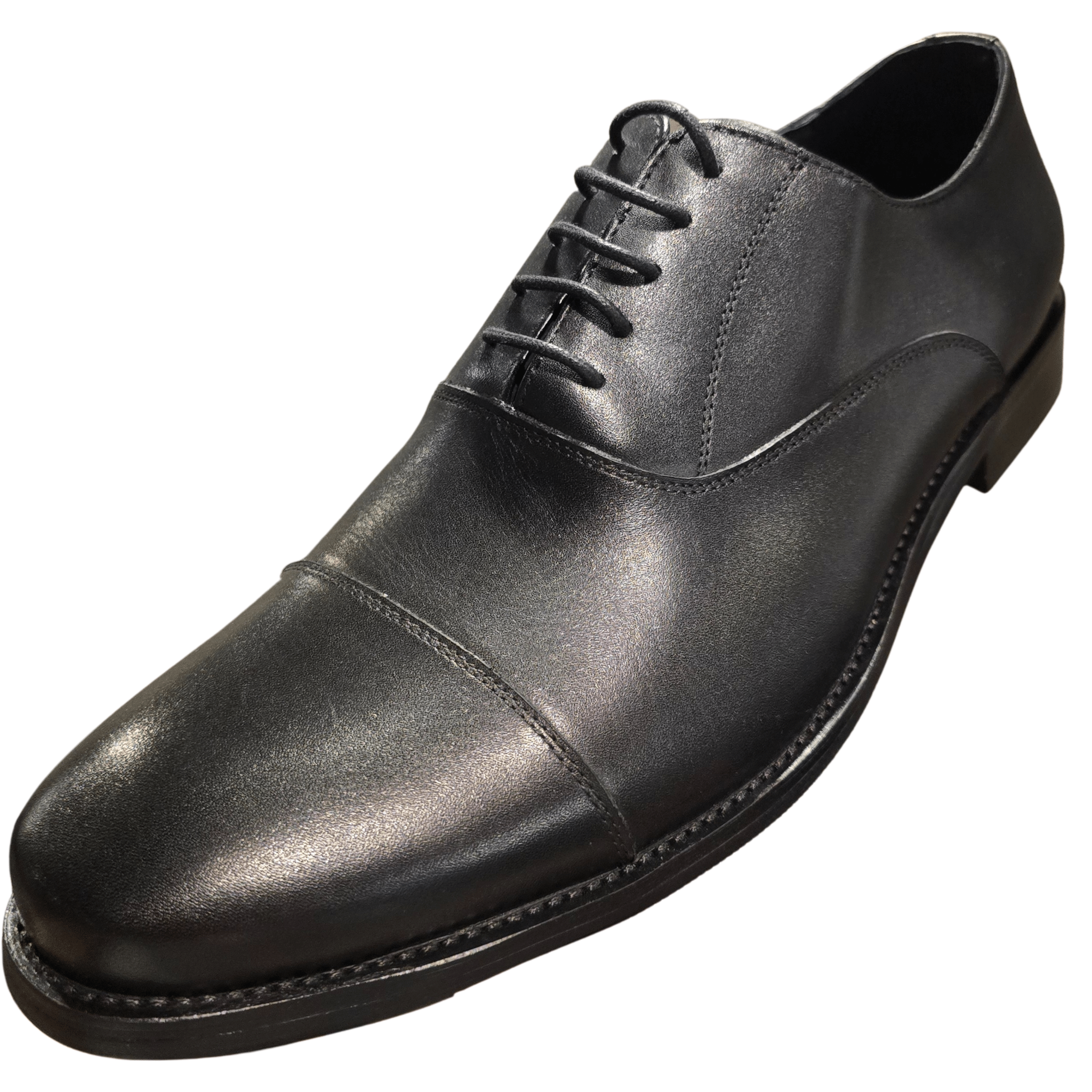 Revic 男裝皮鞋 | CH - 29｜黑色橫式牛津皮鞋 - Revic - Revic 主圖