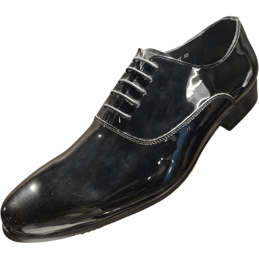 Revic 男裝皮鞋｜CH - 30PAT｜黑色素面牛津漆皮鞋 - Revic - Revic