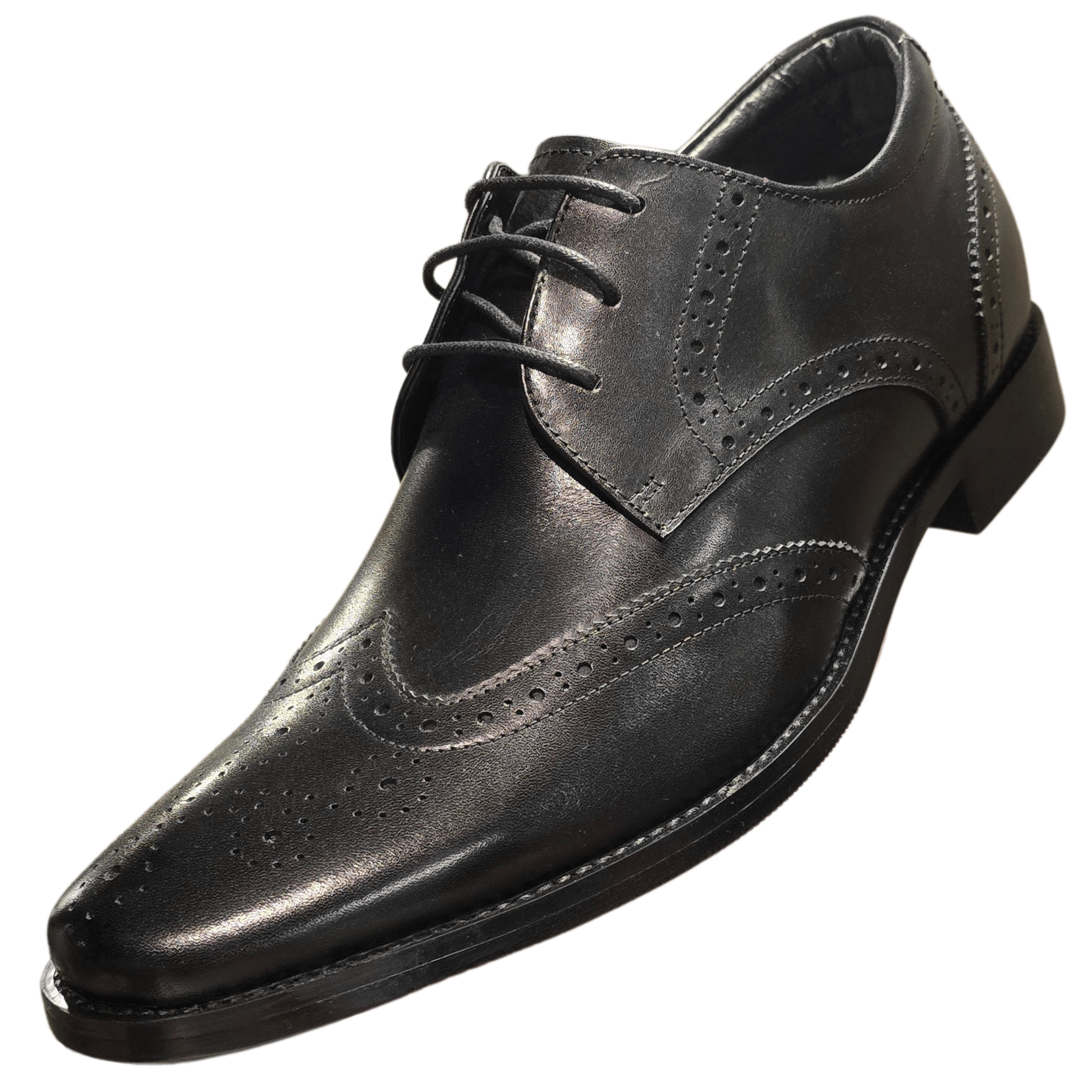 Revic 男裝皮鞋｜ EH - 02 ｜黑色內增高皮鞋 - Revic - Revic Main image