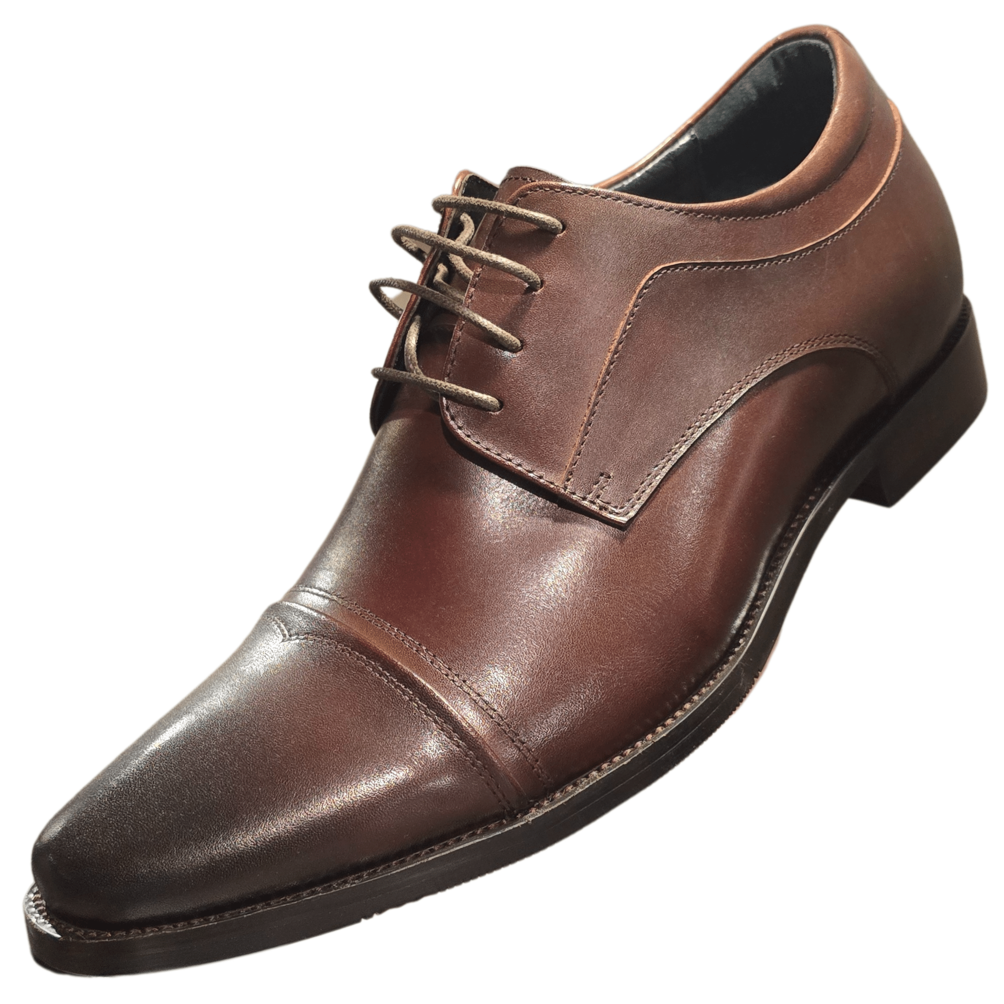 Revic 男裝皮鞋｜ EH - 03 ｜啡色內增高皮鞋 - Revic - Revic 主圖