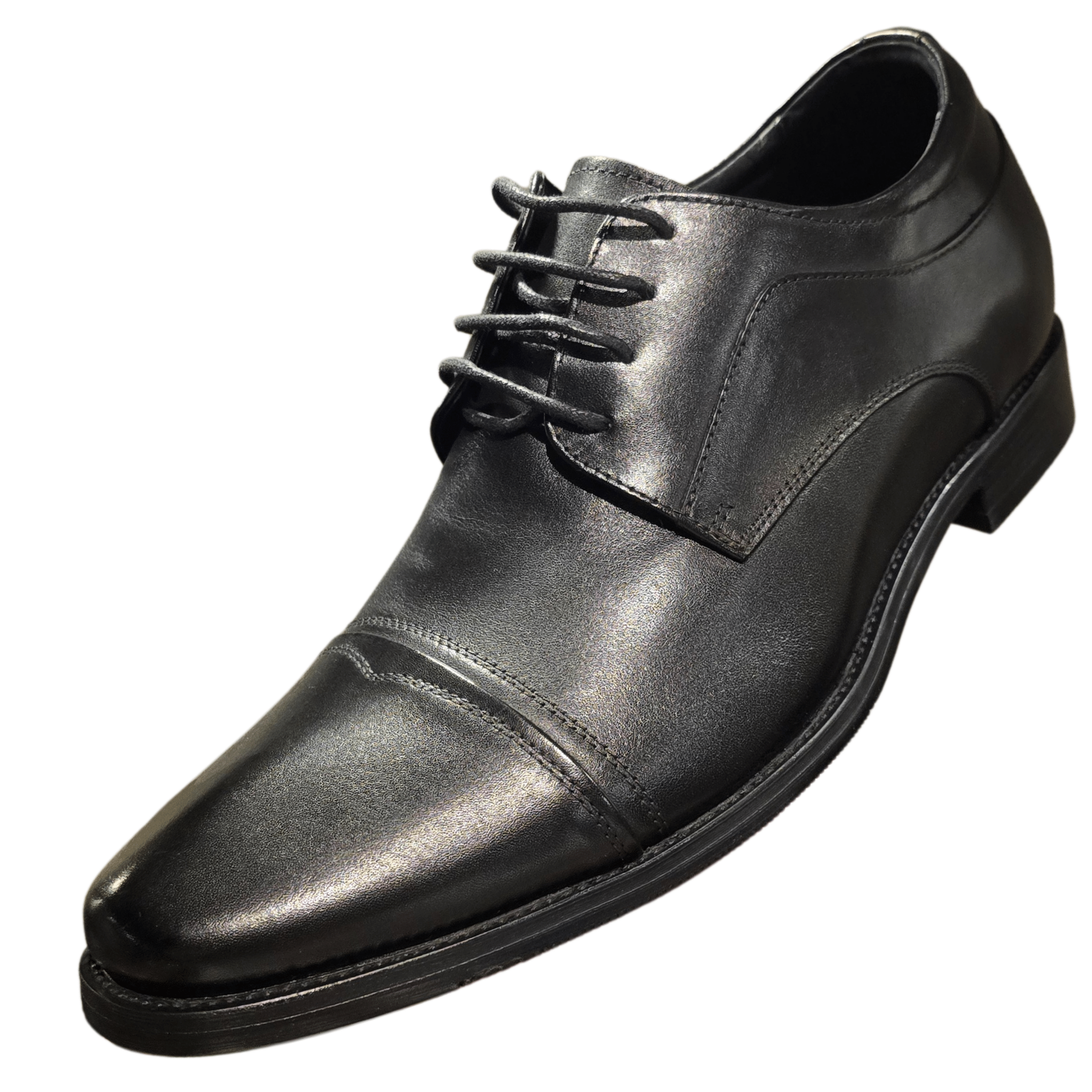 Revic 男裝皮鞋｜ EH - 04 ｜黑色內增高皮鞋 - Revic - Revic 主圖