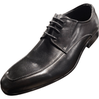 Revic 男裝皮鞋 | OF - 15BK | 黑色U - Tip 德比皮鞋 - Revic - Revic