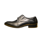 Revic 男裝皮鞋 | OF - 15BK | 黑色U - Tip 德比皮鞋 - Revic - Revic