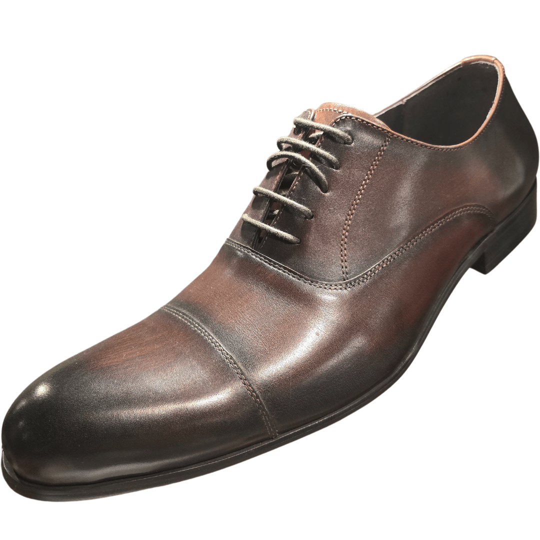 Revic 男裝皮鞋 | OF - 1DB ｜深啡色橫式牛津皮鞋 - Revic - Revic 主圖