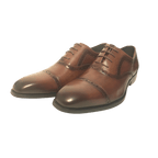 Revic 男裝皮鞋 | OF - 31｜棕色橫飾牛津皮鞋 - Revic - Revic