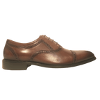Revic 男裝皮鞋 | OF - 31｜棕色橫飾牛津皮鞋 - Revic - Revic