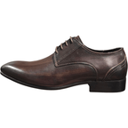 Revic 男裝皮鞋 | OF - 35DB | 深啡色素面德比皮鞋 - Revic - Revic