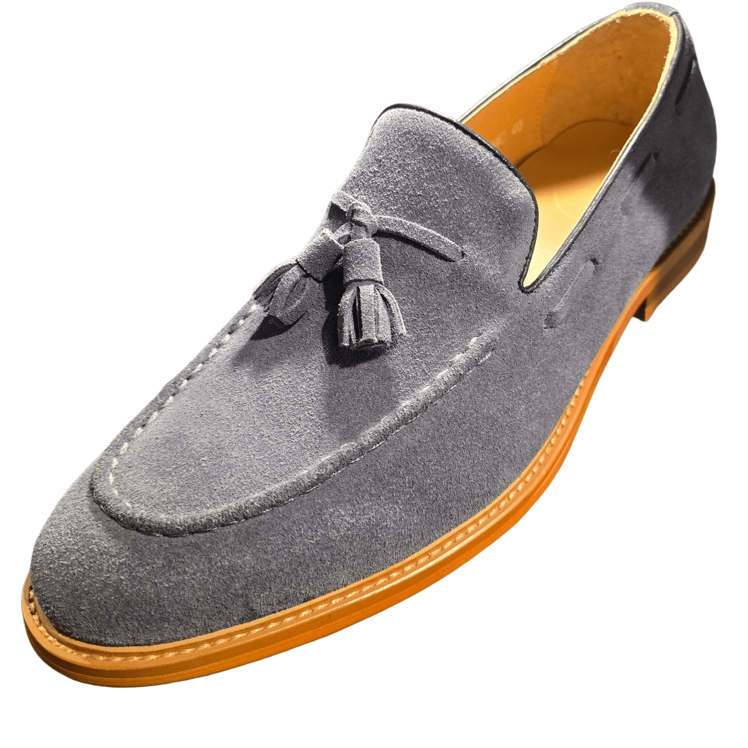 Revic 男裝休閒皮鞋 |OF - 44C｜藍色流蘇牛樂褔皮鞋 - Revic - Revic Main image