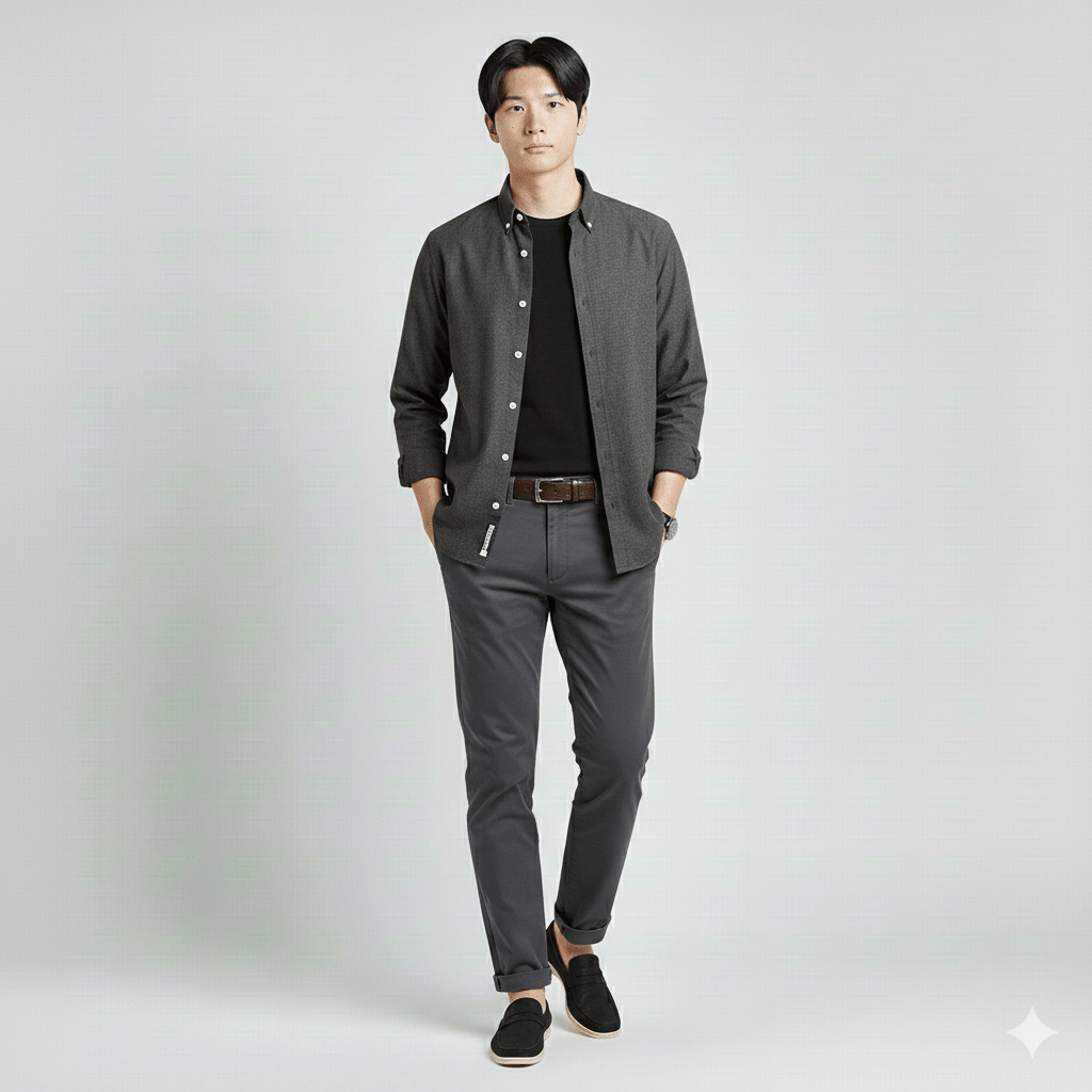 Revic Men's Microfiber Loafers | OF-MF | Lightweight and Comfortable Penny Loafer | Business Casual Driving Shoes Secondary image