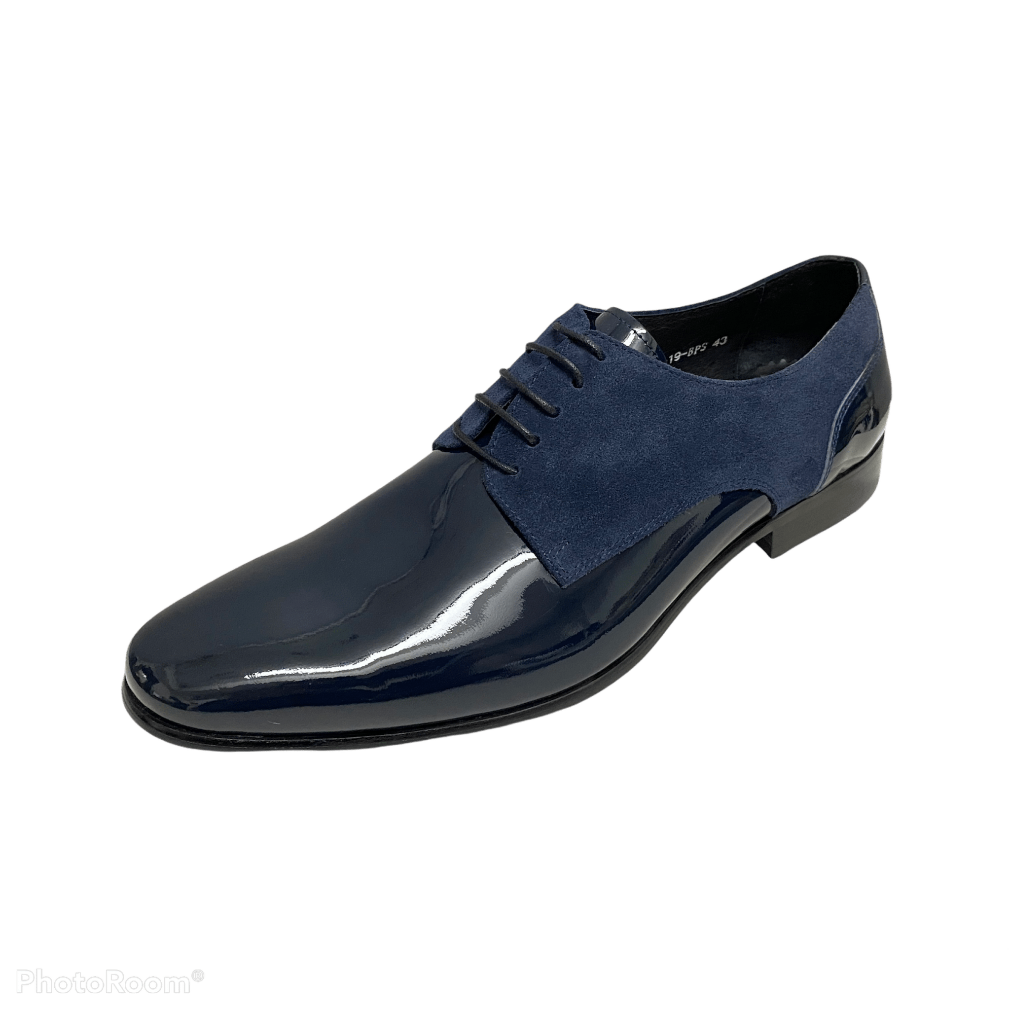 Revic 男裝皮鞋｜TCF - 19BPS｜藍色素面德比皮鞋 - Revic - Revic Main image