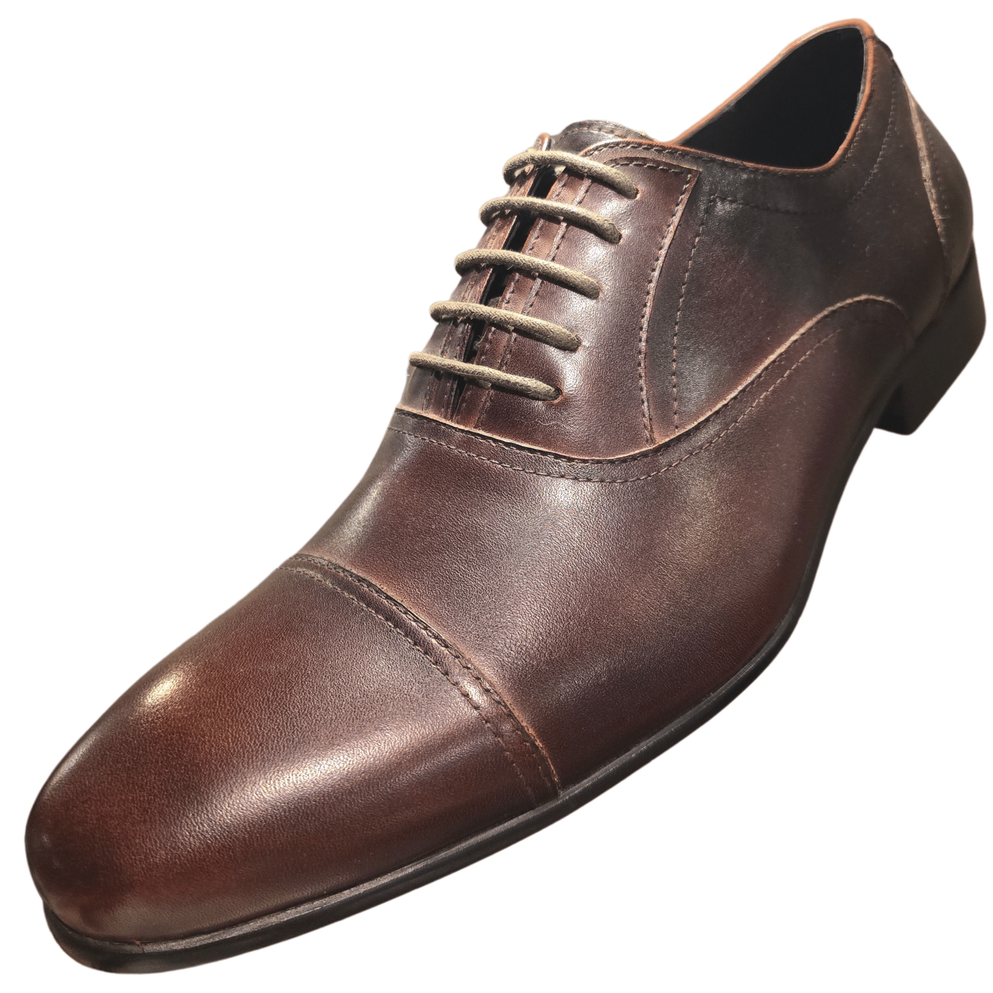 Revic 男裝皮鞋 | TCF - 41 - A｜深紅色橫式牛津皮鞋 - Revic - Revic 主圖