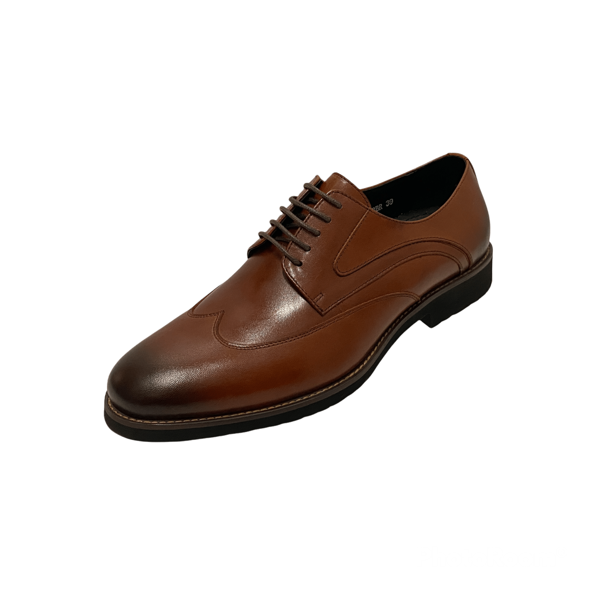 Revic 男裝皮鞋 | TCF - 46 - 2BR | 啡色翼紋德比皮鞋 - Revic - Revic Main image