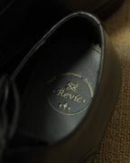 Revic 男裝皮鞋 | TCF-62-10 | 黑色橫式德比皮鞋 - Revic-Revic