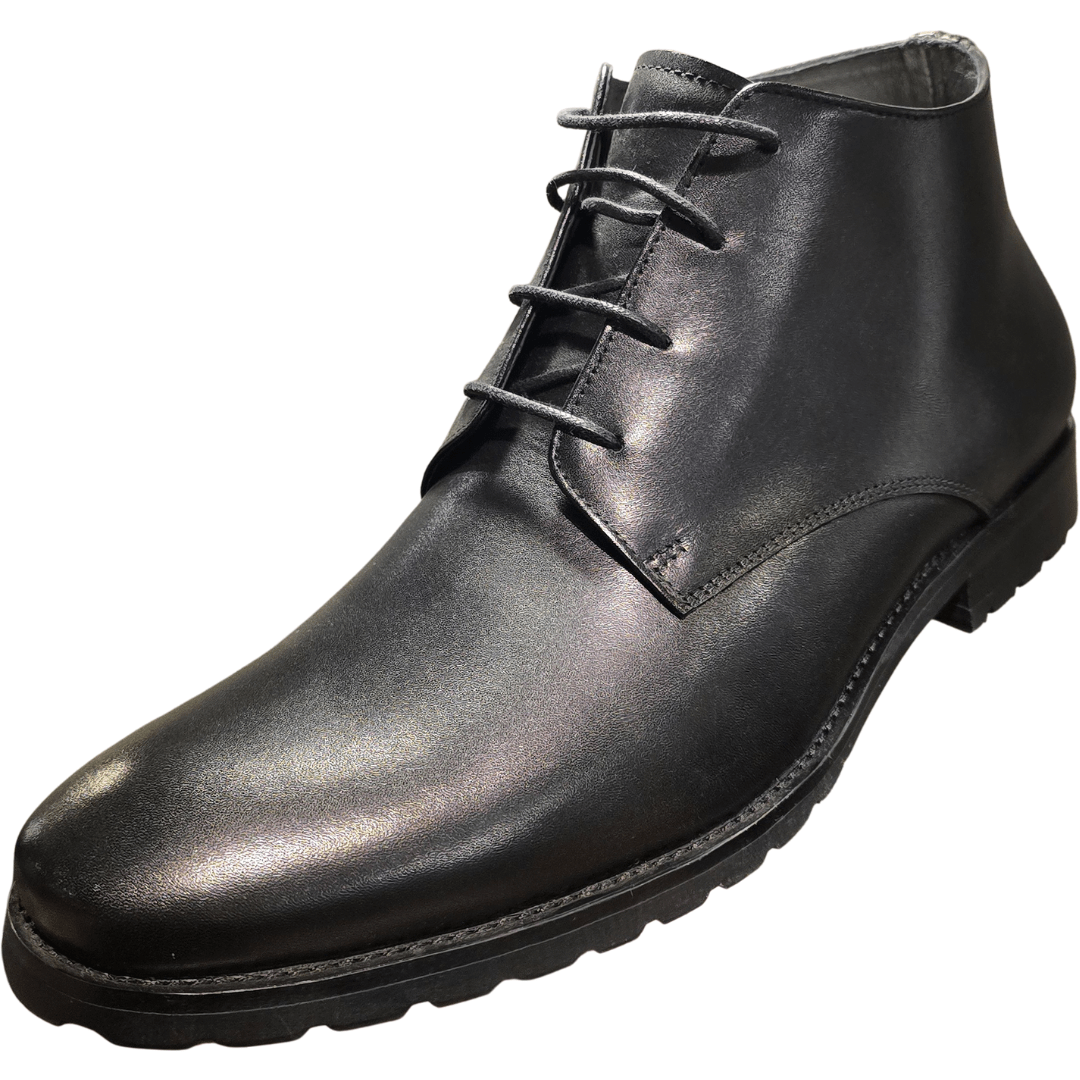 Revic 男裝皮鞋｜TCF - B62 - 1BK｜黑色拉鍊靴 - Revic - Revic 主圖