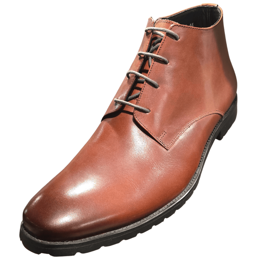 Revic 男裝皮鞋 | TCF - B62 - 1BR | 啡色沙漠靴 - Revic - Revic