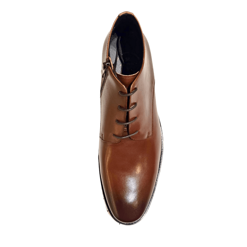 Revic 男裝皮鞋 | TCF - B62 - 1BR | 啡色沙漠靴 - Revic - Revic