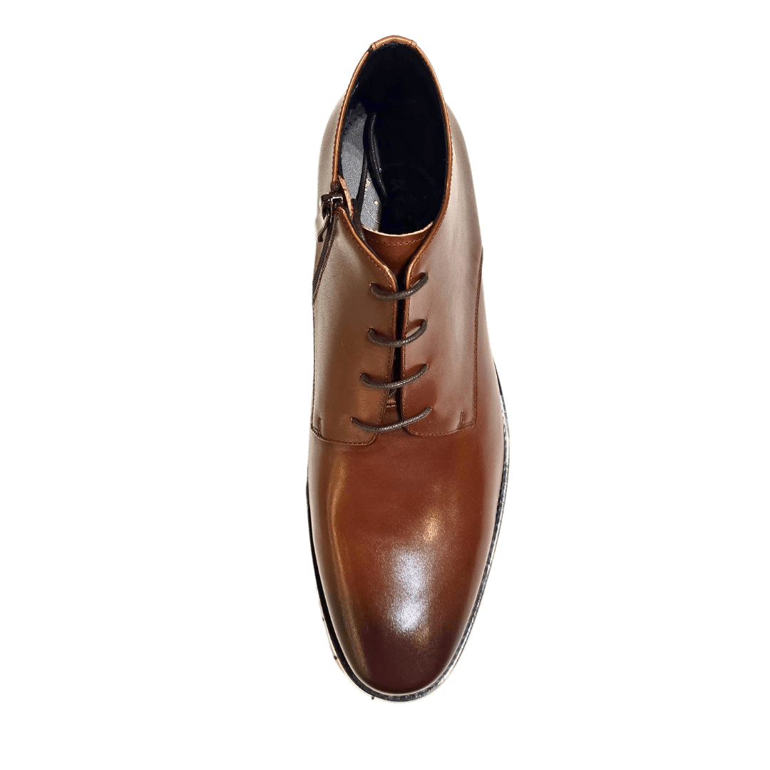 Revic 男裝皮鞋 | TCF - B62 - 1BR | 啡色沙漠靴 - Revic - Revic