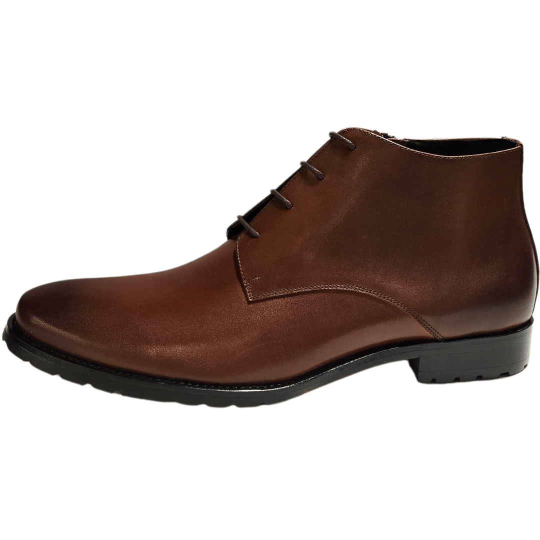 Revic 男裝皮鞋 | TCF - B62 - 1BR | 啡色沙漠靴 - Revic - Revic