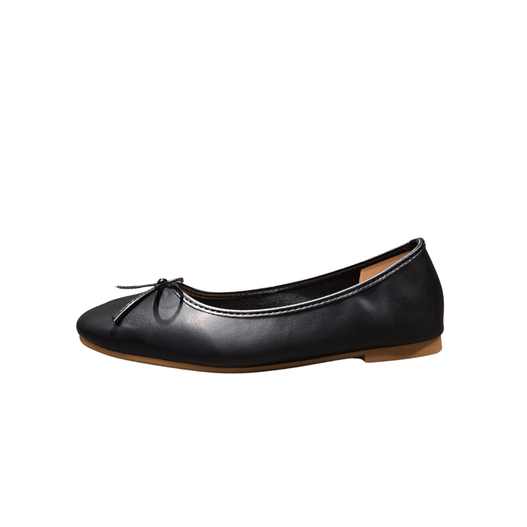 Yauritos | B001BK| 黑絲帶芭蕾鞋 副圖