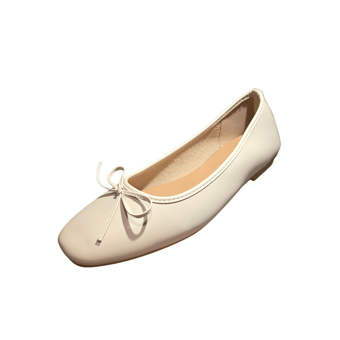 Yauritos | B001W| 米白絲帶芭蕾鞋 - Revic - Revic 主圖