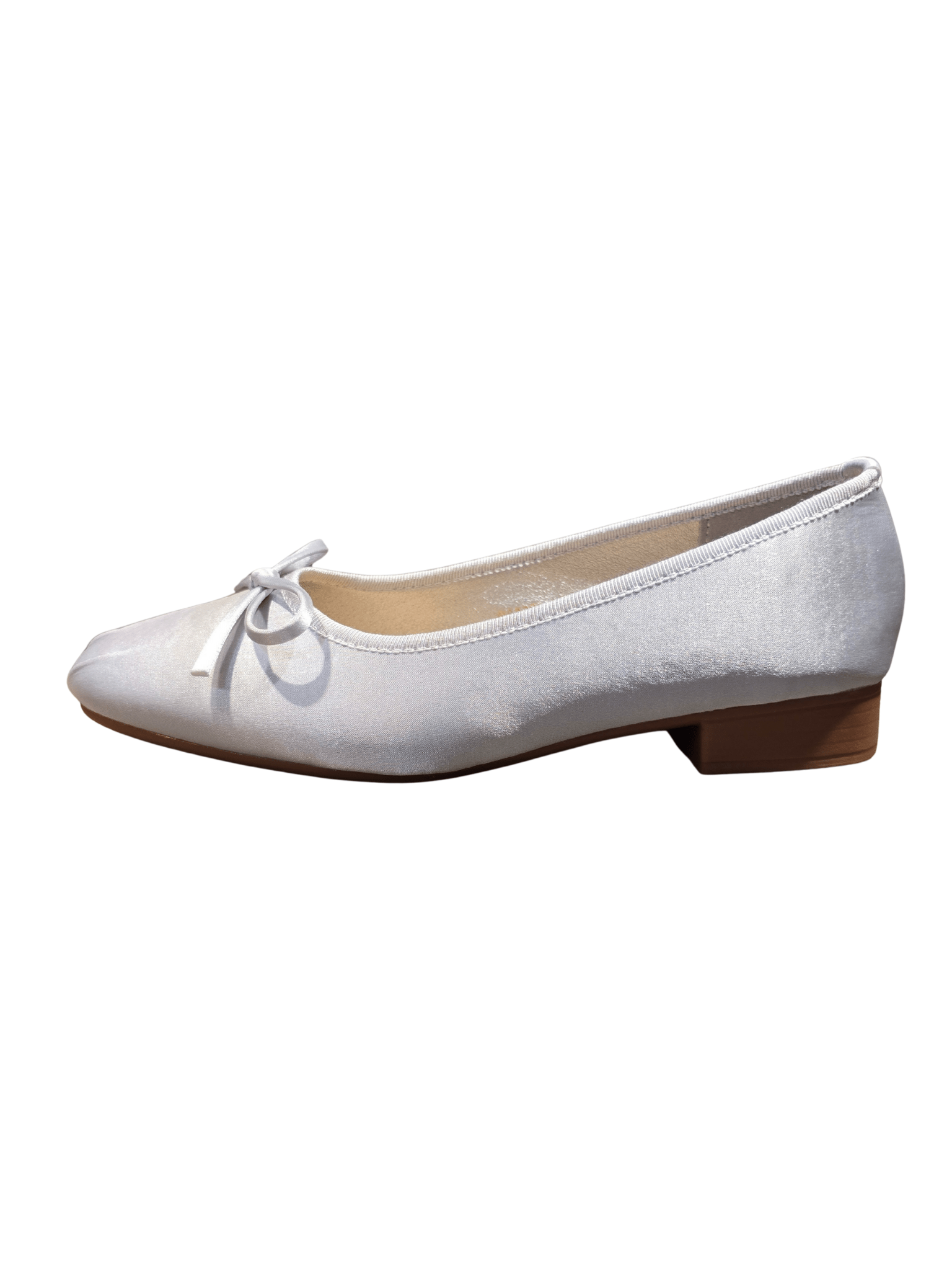 Yauritos | B002BL | Blue and Silver Ballet Flats Secondary image