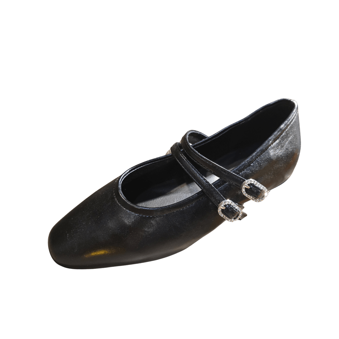 Yauritos | EPS002B|黑色內增高鞋(帶鑽扣飾) - Revic - Revic 主圖