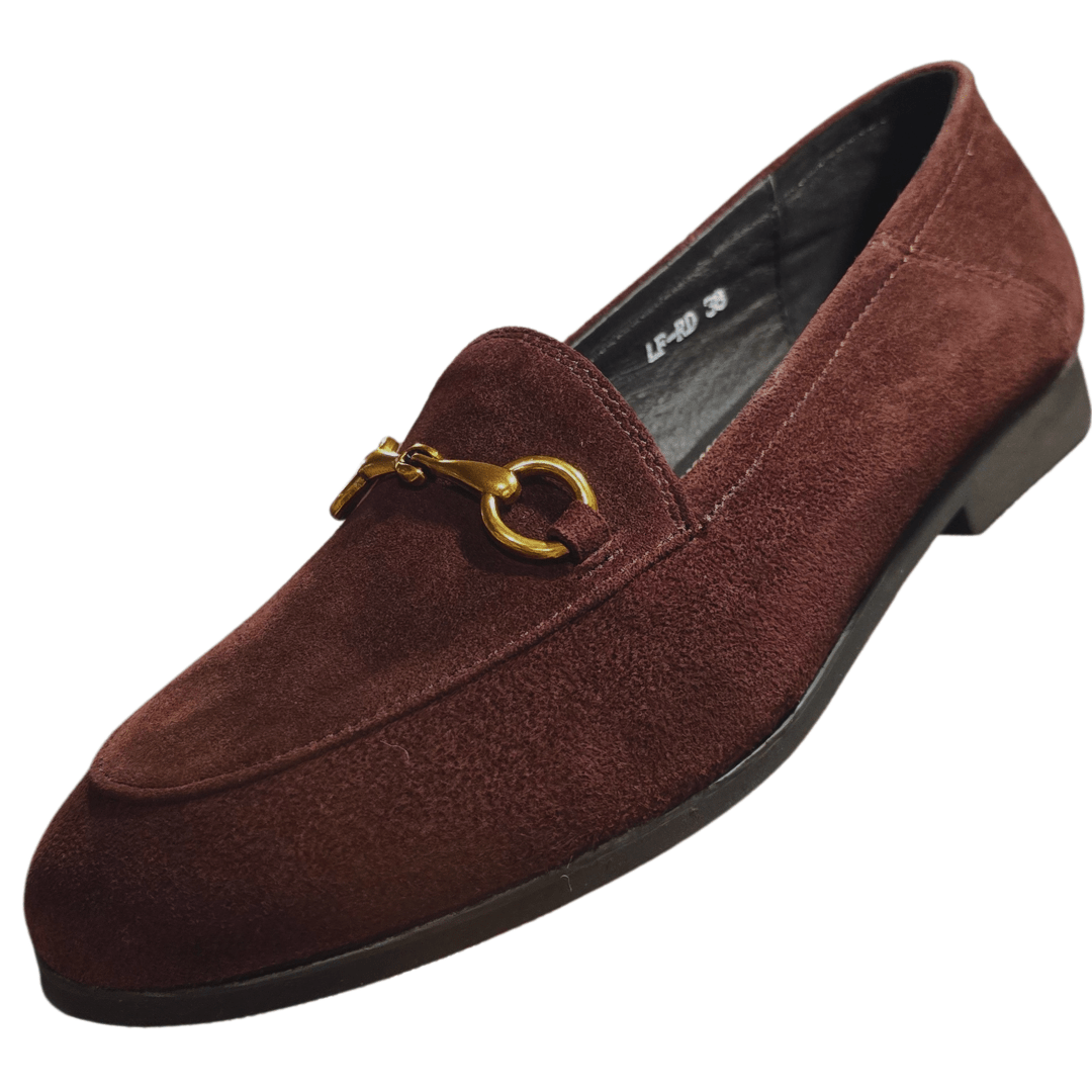 Yauritos | LF| 英倫風馬銜鍊麂皮樂福鞋 - Revic - Revic Main image