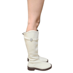 Yauritos | LVB002| 溫柔甜美膝下長靴 (水鑽方釦) - Revic - Revic