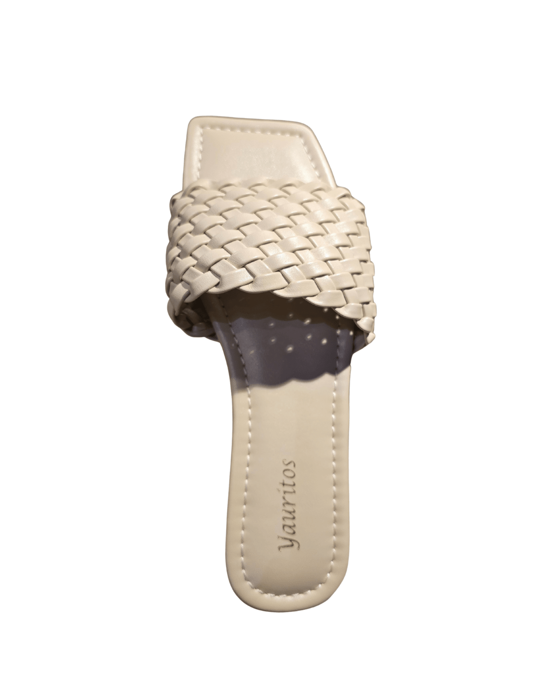 Yauritos | S002W|白色平底涼鞋 副圖